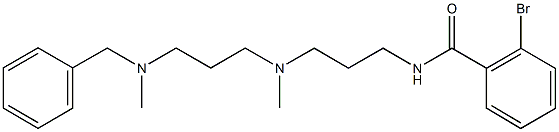 N-{3-[{3-[benzyl(methyl)amino]propyl}(methyl)amino]propyl}-2-bromobenzamide Structure