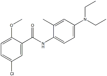 5-chloro-N-[4-(diethylamino)-2-methylphenyl]-2-methoxybenzamide|