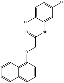 N-(2,5-dichlorophenyl)-2-(1-naphthyloxy)acetamide Struktur
