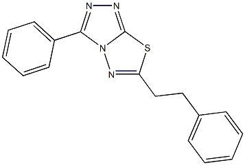 3-phenyl-6-(2-phenylethyl)[1,2,4]triazolo[3,4-b][1,3,4]thiadiazole|