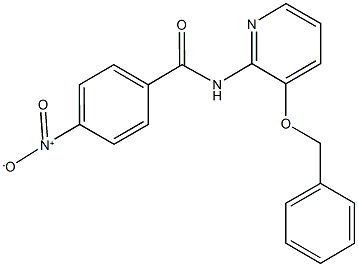 N-[3-(benzyloxy)-2-pyridinyl]-4-nitrobenzamide Structure