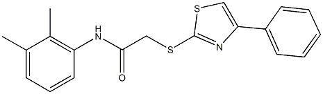 723740-28-1 N-(2,3-dimethylphenyl)-2-[(4-phenyl-1,3-thiazol-2-yl)sulfanyl]acetamide