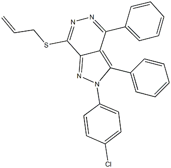 723740-95-2 allyl 2-(4-chlorophenyl)-3,4-diphenyl-2H-pyrazolo[3,4-d]pyridazin-7-yl sulfide