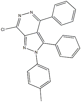 723741-29-5 7-chloro-2-(4-methylphenyl)-3,4-diphenyl-2H-pyrazolo[3,4-d]pyridazine