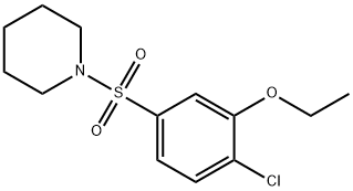 723741-37-5 2-chloro-5-(1-piperidinylsulfonyl)phenyl ethyl ether