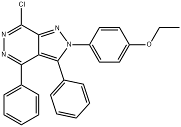 723741-54-6 7-chloro-2-(4-ethoxyphenyl)-3,4-diphenyl-2H-pyrazolo[3,4-d]pyridazine