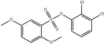 2,3-dichlorophenyl 2,5-dimethoxybenzenesulfonate Structure