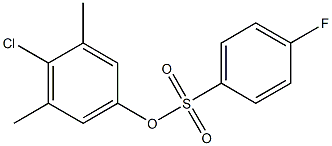 4-chloro-3,5-dimethylphenyl 4-fluorobenzenesulfonate|