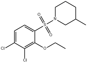 723742-24-3 2,3-dichloro-6-[(3-methyl-1-piperidinyl)sulfonyl]phenyl ethyl ether