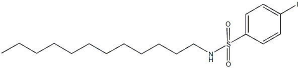 N-dodecyl-4-iodobenzenesulfonamide Struktur