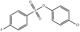 4-chlorophenyl 4-fluorobenzenesulfonate Structure