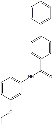 N-(3-ethoxyphenyl)[1,1'-biphenyl]-4-carboxamide Structure