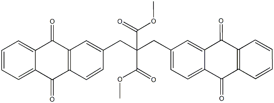 dimethyl2,2-bis[(9,10-dioxo-9,10-dihydro-2-anthracenyl)methyl]malonate|