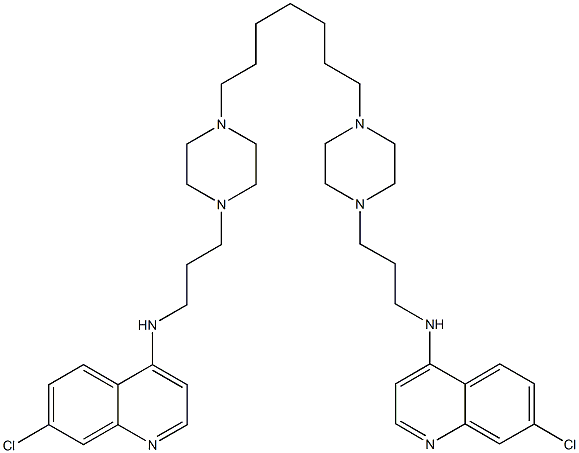 7-chloro-N-(3-{4-[7-(4-{3-[(7-chloro-4-quinolinyl)amino]propyl}-1-piperazinyl)heptyl]-1-piperazinyl}propyl)-4-quinolinamine|