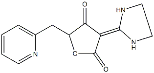 3-(2-imidazolidinylidene)-5-(2-pyridinylmethyl)-2,4(3H,5H)-furandione Struktur
