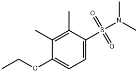 4-ethoxy-N,N,2,3-tetramethylbenzenesulfonamide 化学構造式