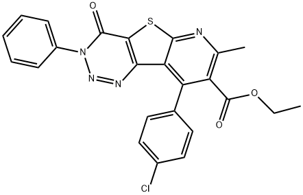 ethyl 9-(4-chlorophenyl)-7-methyl-4-oxo-3-phenyl-3,4-dihydropyrido[3