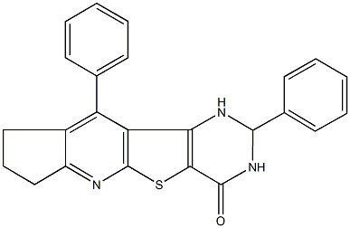 723745-56-0 2,10-diphenyl-2,3,8,9-tetrahydro-1H-cyclopenta[5',6']pyrido[3',2':4,5]thieno[3,2-d]pyrimidin-4(7H)-one