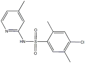 723745-88-8 4-chloro-2,5-dimethyl-N-(4-methyl-2-pyridinyl)benzenesulfonamide