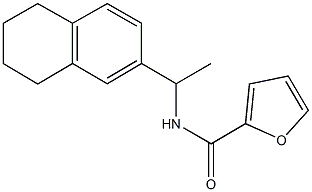 N-[1-(5,6,7,8-tetrahydro-2-naphthalenyl)ethyl]-2-furamide|