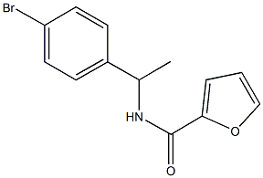 N-[1-(4-bromophenyl)ethyl]-2-furamide Structure