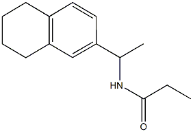 N-[1-(5,6,7,8-tetrahydro-2-naphthalenyl)ethyl]propanamide|