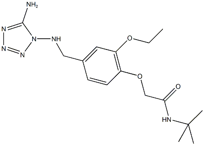 723751-78-8 2-(4-{[(5-amino-1H-tetraazol-1-yl)amino]methyl}-2-ethoxyphenoxy)-N-(tert-butyl)acetamide