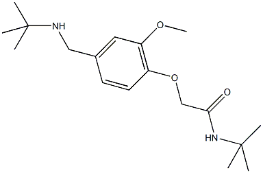 N-(tert-butyl)-2-{4-[(tert-butylamino)methyl]-2-methoxyphenoxy}acetamide|