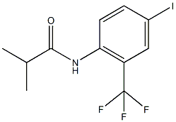 N-[4-iodo-2-(trifluoromethyl)phenyl]-2-methylpropanamide Structure