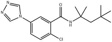 723753-43-3 2-chloro-N-(1,1,3,3-tetramethylbutyl)-5-(4H-1,2,4-triazol-4-yl)benzamide