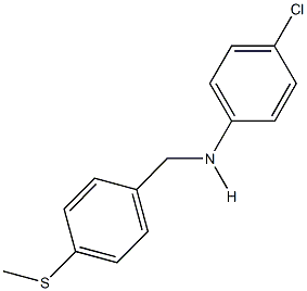 N-(4-chlorophenyl)-N-[4-(methylsulfanyl)benzyl]amine,723753-75-1,结构式