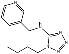 N-(1-butyl-1H-tetraazol-5-yl)-N-(3-pyridinylmethyl)amine Structure