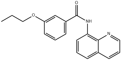 3-propoxy-N-(8-quinolinyl)benzamide Structure