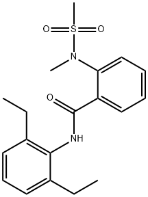 N-(2,6-diethylphenyl)-2-[methyl(methylsulfonyl)amino]benzamide Structure