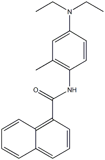 N-[4-(diethylamino)-2-methylphenyl]-1-naphthamide Structure