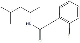 N-(1,3-dimethylbutyl)-2-(2-fluorophenyl)acetamide Structure