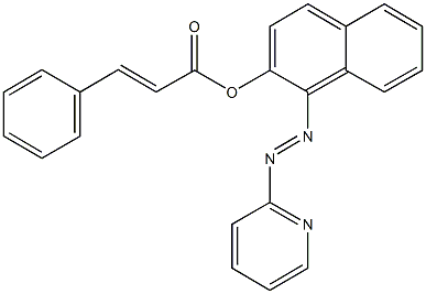 723755-53-1 1-[2-(2-pyridinyl)diazenyl]-2-naphthyl3-phenylacrylate