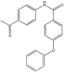 N-(4-acetylphenyl)-4-phenoxybenzamide Structure