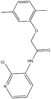 N-(2-chloro-3-pyridinyl)-2-(2,5-dimethylphenoxy)acetamide Structure