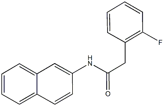 2-(2-fluorophenyl)-N-(2-naphthyl)acetamide 结构式
