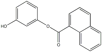 3-hydroxyphenyl 1-naphthoate,723756-82-9,结构式
