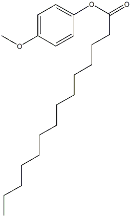 4-methoxyphenyl myristate Structure