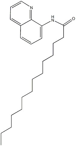 N-(8-quinolinyl)tetradecanamide Structure