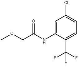N-[5-chloro-2-(trifluoromethyl)phenyl]-2-methoxyacetamide 结构式