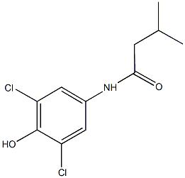 N-(3,5-dichloro-4-hydroxyphenyl)-3-methylbutanamide Structure