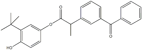 723757-85-5 3-tert-butyl-4-hydroxyphenyl 2-(3-benzoylphenyl)propanoate