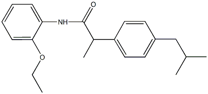 N-(2-ethoxyphenyl)-2-(4-isobutylphenyl)propanamide Structure