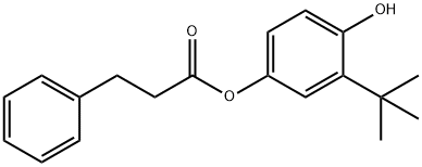 3-tert-butyl-4-hydroxyphenyl 3-phenylpropanoate Structure