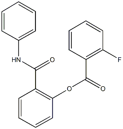 723758-53-0 2-(anilinocarbonyl)phenyl 2-fluorobenzoate