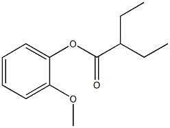 2-methoxyphenyl 2-ethylbutanoate Structure